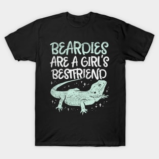 Beardies Are A Girl's Best Friend T-Shirt